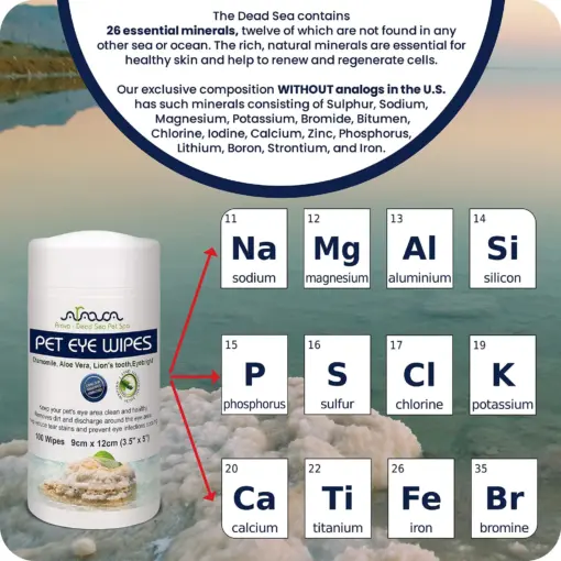 Pet Eye Wipes for Dogs Cats Puppies & Kittens 100 Count Natural and Aromatherapy Medicated Removes Dirt Crust and Discharge Prevents Tear Stain Infections & Irritations Soft & Gentle - Image 2
